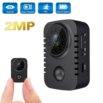 1080P Corpo de Mini Câmera Full HD de Bolso de Segurança de Visão Noturna Dection do Movimento do Pequeno Câmera de vídeo Para Carros de Espera PIR Gravador de Vídeo