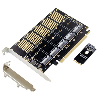 PCIE para M. 2 Placa de Expansão PCI-E para NGFF 16X SSD Adaptador F