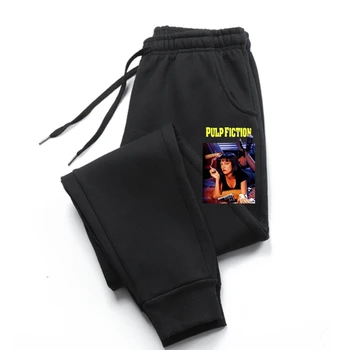 Nova Verão Populares Celulose Fantasia Cartaz De 1994, de Quentin Tarantino Homens calças dos Homens do Algodão Premium Shoer Luva do Homem de cuecas, calças