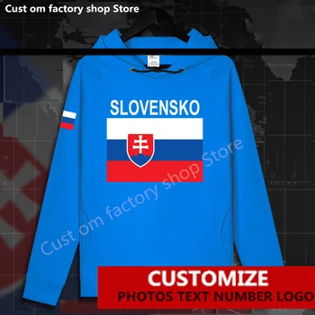 Eslovaca, República Eslováquia, SVK Capuz Personalizado Jersey Fãs DIY Nome de Homens, Mulheres de Alta Moda de Rua Hip Hop Solto e Casual Hoodies