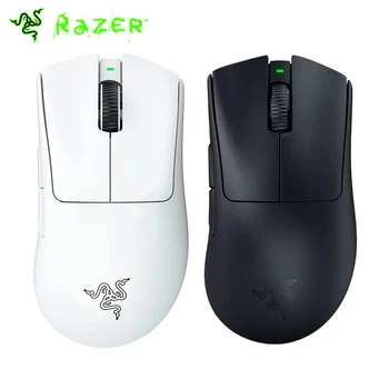Novo Original Razer DeathAdder V3 Pro Wireless Gaming Mouse 63g Ultra Leve 30K DPI Sensor Óptico - Rápido Switches Ópticos