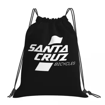 Santa Cruz Bicicletas Mercadoria Mochilas Casual Portátil, Sacos De Cordão Cordão Pacote De Bolso Livro De Esportes Malas Para Viagem