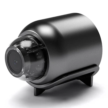 Mini Câmera De 140 Graus Ângulo Amplo De Wi-Fi Detecção De Movimento Da Câmera Câmera De Vigilância Monitor Remoto De Visão Noturna De Gravação De Loop