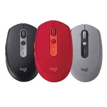 Logitech M590 sem Fio Mouse Gamer de Pc Gamers Mouse Bluetooth de Acessórios do Portátil da Mause Mini Multi-dispositivo Mudo 1000dpi