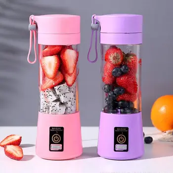Mini Liquidificador Portátil Frutas Milk Shake Mixer de Mão Elétrico de Carregamento USB Multi-Função material de Cozinha