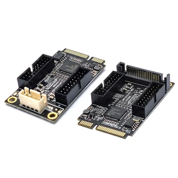 Dupla de 19 Pinos do Painel Frontal Expansão de Cartão PCIe Mini - Design Compacto e Eficiente
