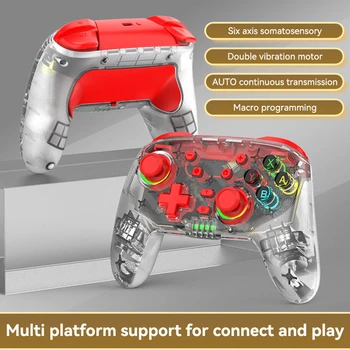 Multi-Plataforma de Jogo sem Fios Controlador para Mudar Pro Controlador de Jogo Joypad Jogo de Lidar com Ferramentas de Peças Programação de Macro