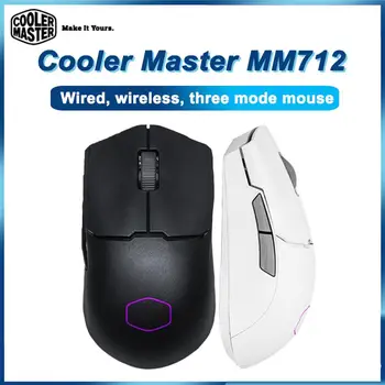 Cooler Master MM712 sem Fio de Três Modos de Rato RGB 19000DPI Gaming Mouse 59g de Escritório Leve o Mouse