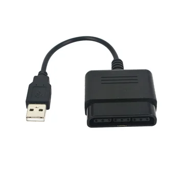 USB, Conversor Adaptador de Cabo para PS2 Dualshock Joypad GamePad para PS3, PC, USB, Jogos de Controlador de Adaptador de Cabo do Conversor