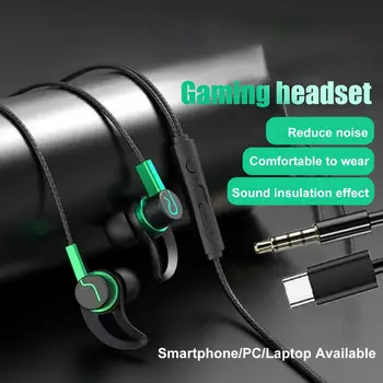 Fones de ouvido com Desempenho Máximo do Fone de ouvido com Microfone de cancelamento de Ruído de Alta-qualidade Tipo-c Gaming Headset com Fio com Dupla