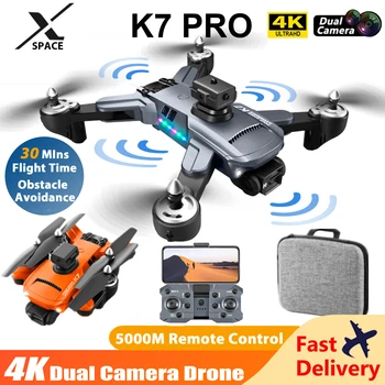 K7 Pro Drone 4K 8K Fotografia Câmera FPV Profissional Aérea de Aviões de desvio de Obstáculos Vôo de Helicóptero 5000 Metros de Brinquedo Crianças