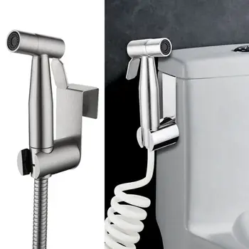 O gancho Para o Chuveiro de Mão Varinha Para Pulverizador Bidé Wc de Aço Inoxidável ABS Suporte do Hardware do Banheiro