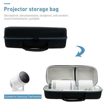 Portátil à prova de Poeira estojo Para Samsung Freestyle Proteger a Caixa de disco Rígido EVA Viagem estojo Protetor de Zíper Bolsa de Transporte