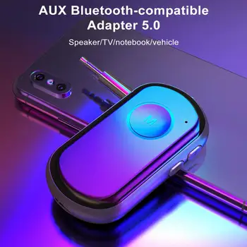 Compatível com Bluetooth Receptor Rápida Taxa de Transmissão compatíveis com Bluetooth, Transmissor sem Fio do Carro de Áudio em Casa para Mãos-livres