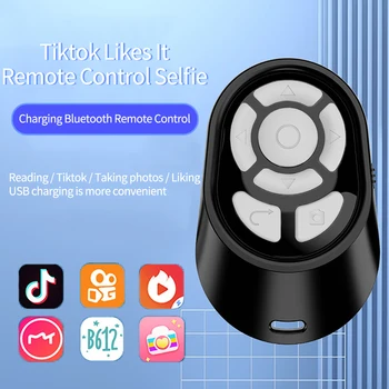 Telefone Bluetooth, Controle Remoto Controle Remoto Universal com o Controlador da Câmera Selfie Romance Flipper Vídeo para iPhone Xiaomi Huawei