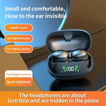 MINI13 Digital Fones de ouvido Bluetooth TWS sem Fio Duplo de Ouvido Dormir de Lado Deitado Indolor hi-fi de Som de Alta Qualidade, Redução de Ruído Presente