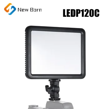 Godox LEDP120C Ultra-fino 12W Dimmable do DIODO emissor de Luz de Vídeo do Painel de Preenchimento Na câmera Lâmpada 3200K-5600K Bi-Temperatura de cor da Sapata