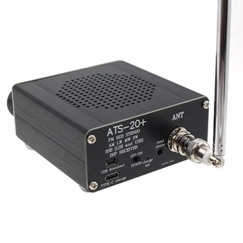 Banda completa Receptor de Rádio AM MW e SW & SSB (LSB e USB) TS-20+Si4732fm